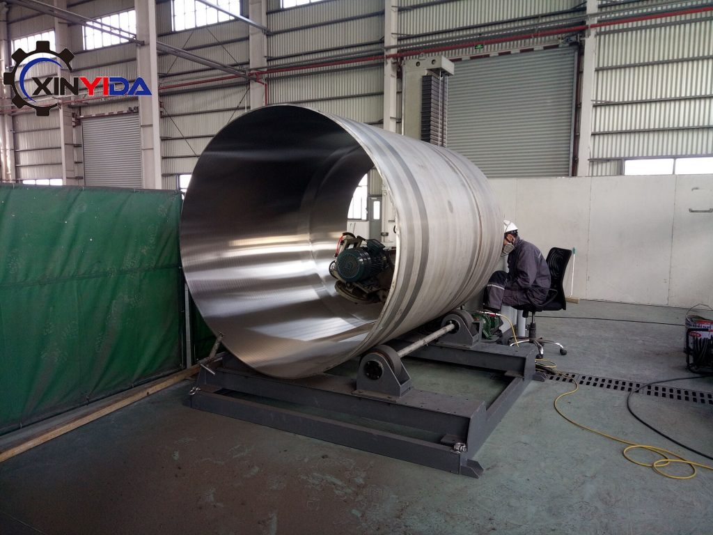 tank shell polishing machine