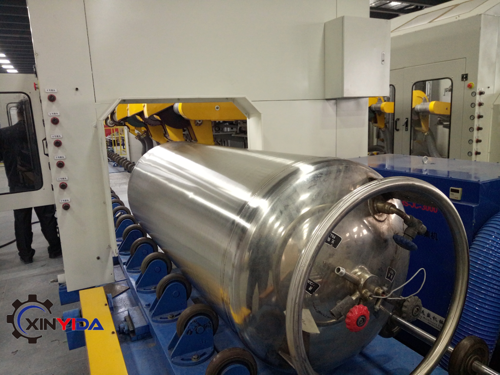 Automated LNG Air Tank Polishing with CNC System for Improved Efficiency