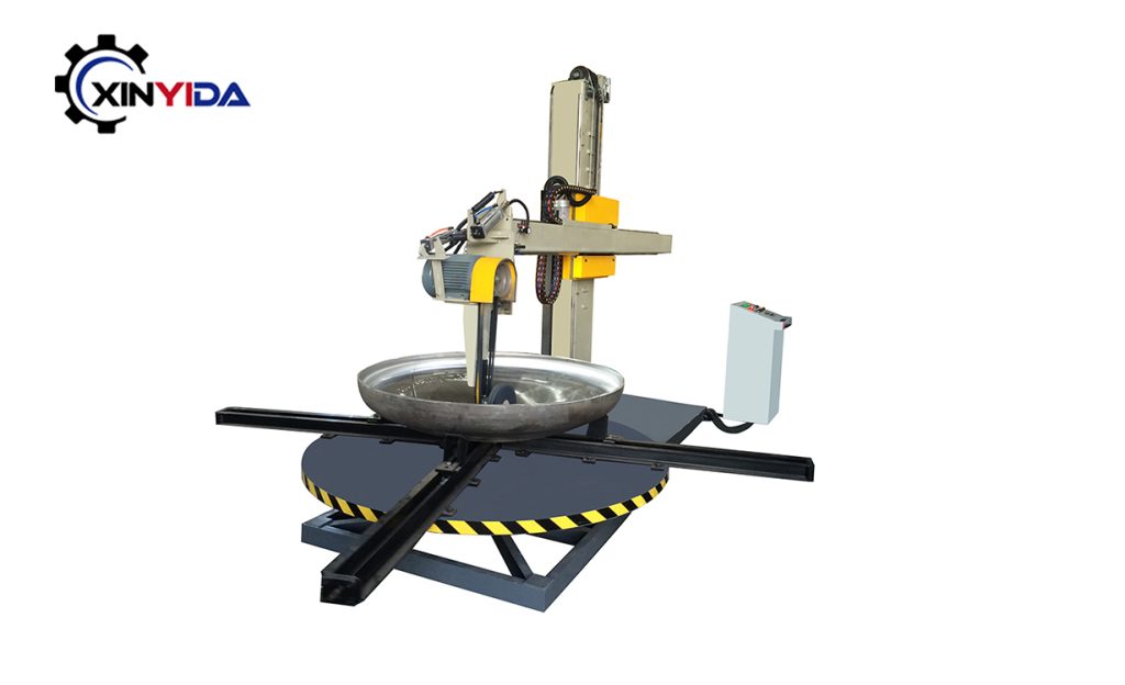 dish head buffing and grinding machine