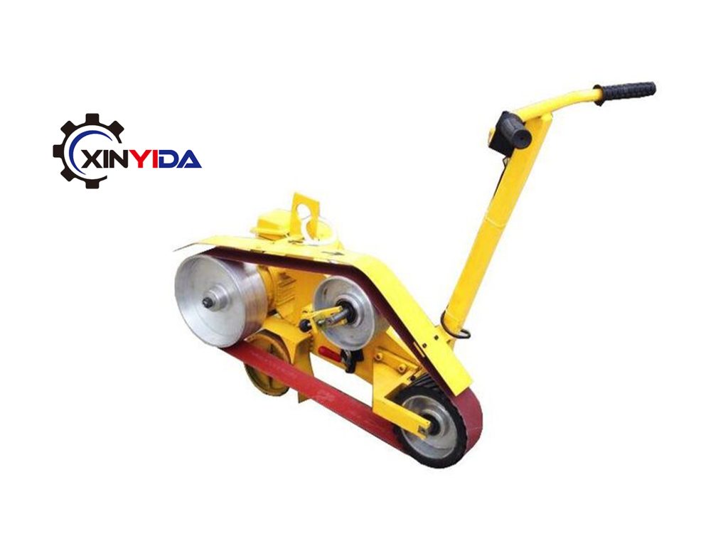 Máquina pulidora de banda de arena de empuje manual